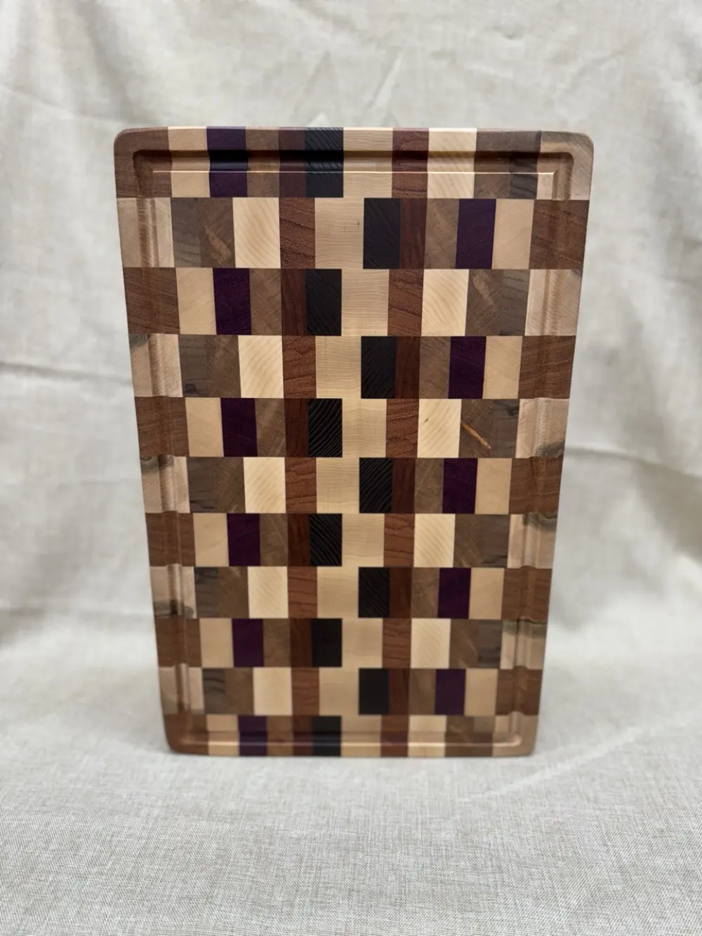 Royal Blend Block handmade by Wood Dust Creations